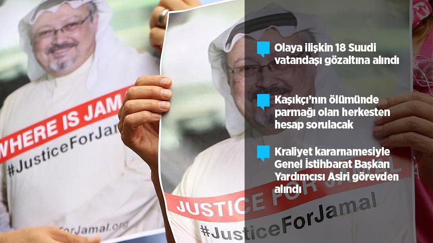 Suudi Arabistan, Kaşıkçı'nın konsoloslukta öldüğünü itiraf etti