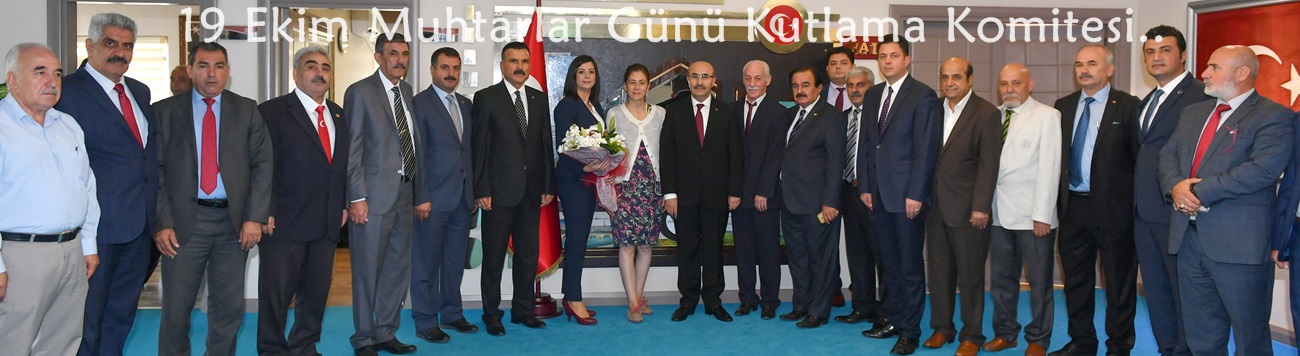 19 Ekim Muhtarlar Günü Kutlama Komitesinden Vali Demirtaş’a Ziyaret