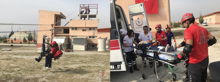 Adana'da deprem tatbikatı