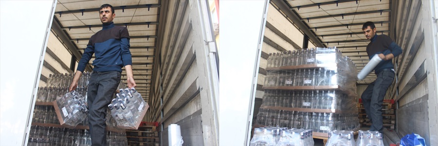 Nevşehir'de çalınan içkiler Adana'da bulundu