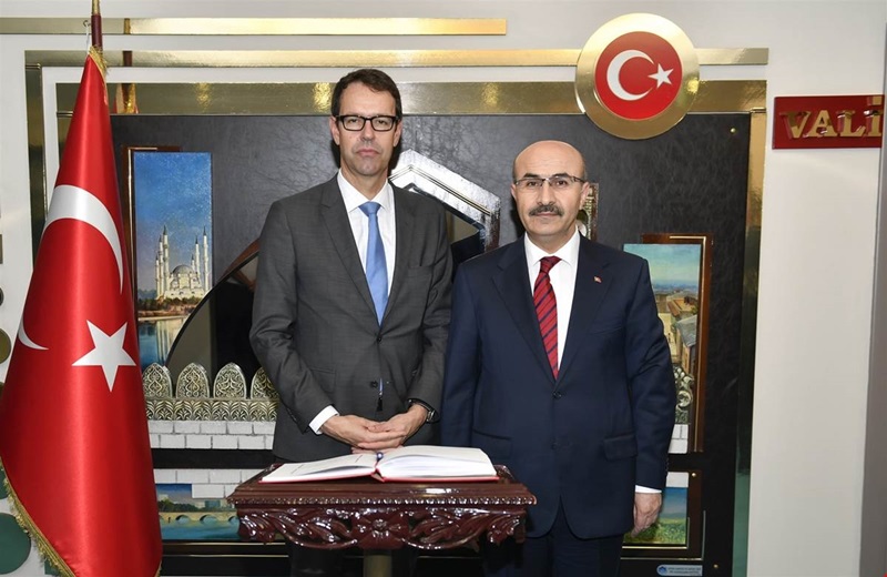 İsviçre'nin Ankara Büyükelçisi Paravicini, Adana'da