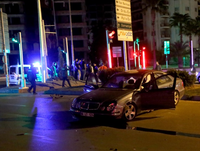 Polisten kaçan şüpheli kaza yapınca yakalandı