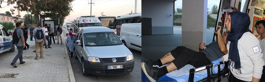 Adana'da trafikte silahlı kavga: 1 yaralı
