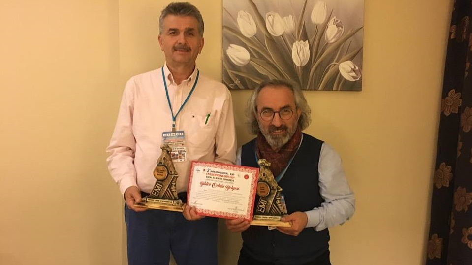 Prof. Dr. Asım Yapıcı, Doç. Dr. Oğuz Kutlu, Doktorant Şadiye Korkmaz’ın Ortak Bildirisi, 'En İyi Bildiri' Ödülüne Layık Görüldü..