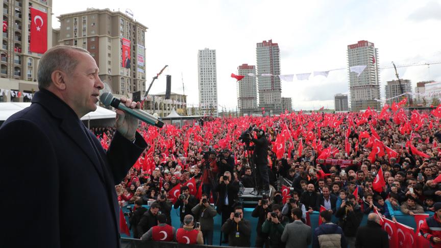 Erdoğan: Terör örgütleriyle mücadelemizi ara vermeksizin sürdüreceğiz