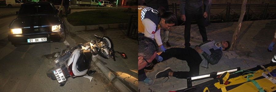 Adana'da trafik kazası: 2 yaralı
