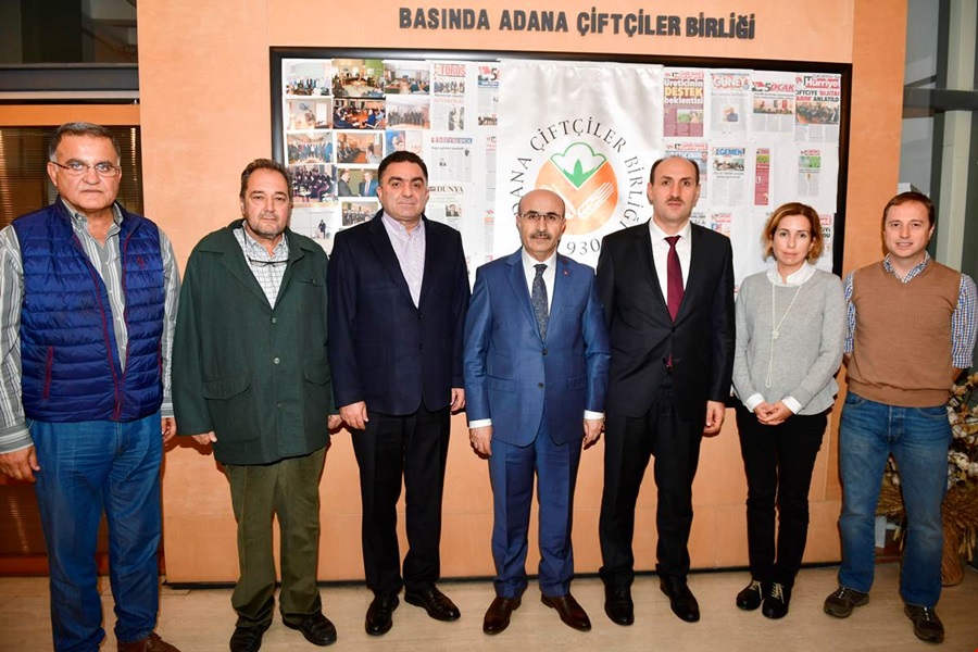 Vali Demirtaş Çiftçiler Birliği Başkanlığını Ziyaret Etti