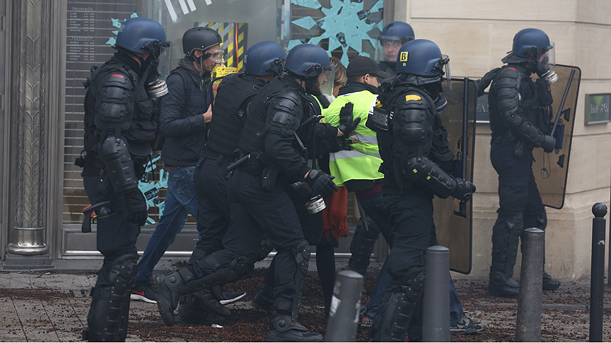 BM'ye göre Fransız polisi şiddet kullanmadı