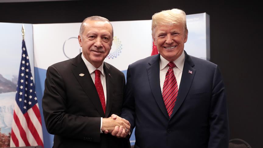 Cumhurbaşkanı Erdoğan, ABD Başkanı Trump ile görüştü