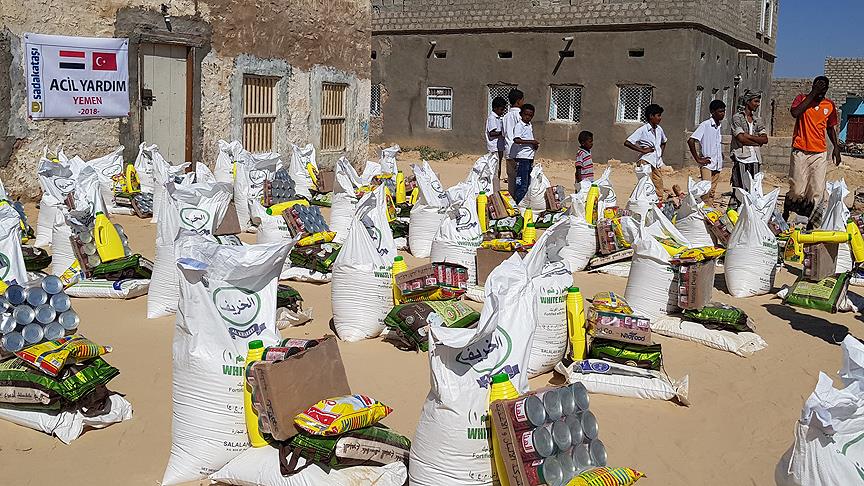 Sadakataşı Derneği'nden Yemen'de gıda yardımı