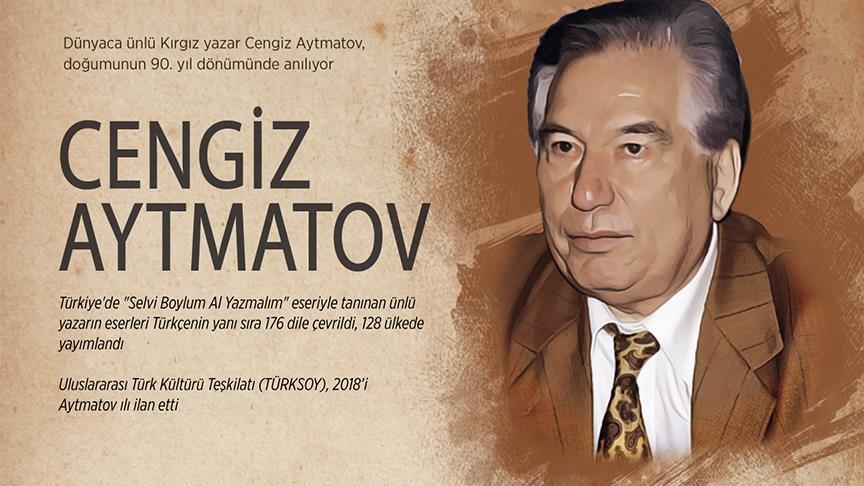 Kırgız yazar Cengiz Aytmatov anıldı