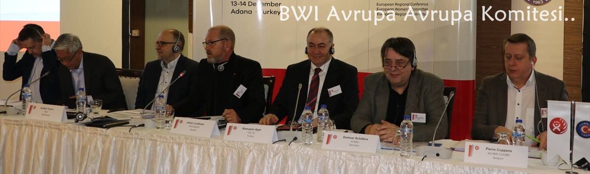 BWI Avrupa Avrupa Komitesi Toplantısı