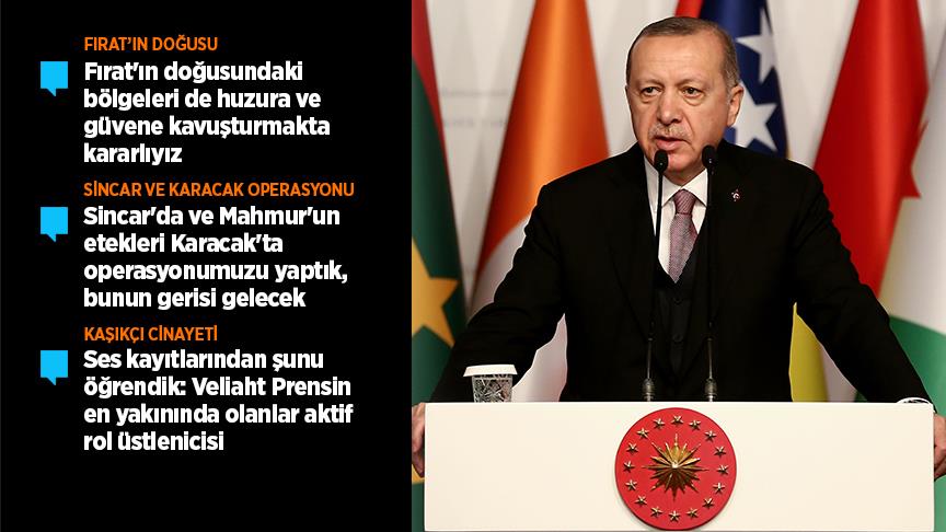 Erdoğan: Münbiç hikayesiyle dikkatimizi dağıtmaya çalışıyorlar