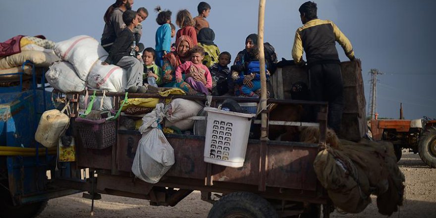 Esed rejimi 2018'de yaklaşık 130 bin kişiyi zorla göç ettirdi