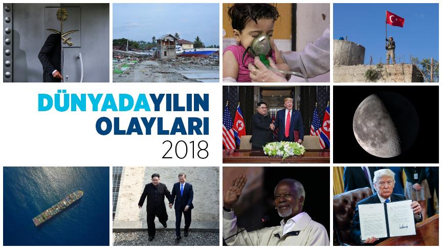 Dünyada 2018 böyle geçti