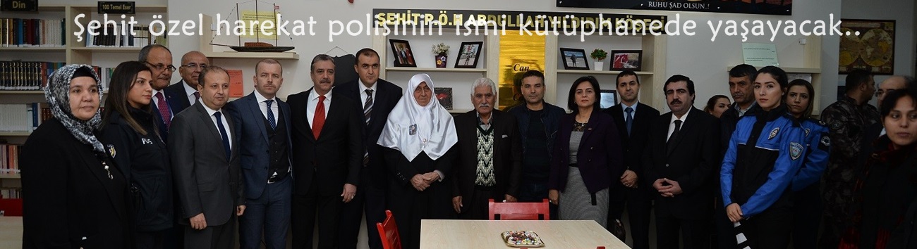 Şehit özel harekat polisinin ismi kütüphanede yaşayacak