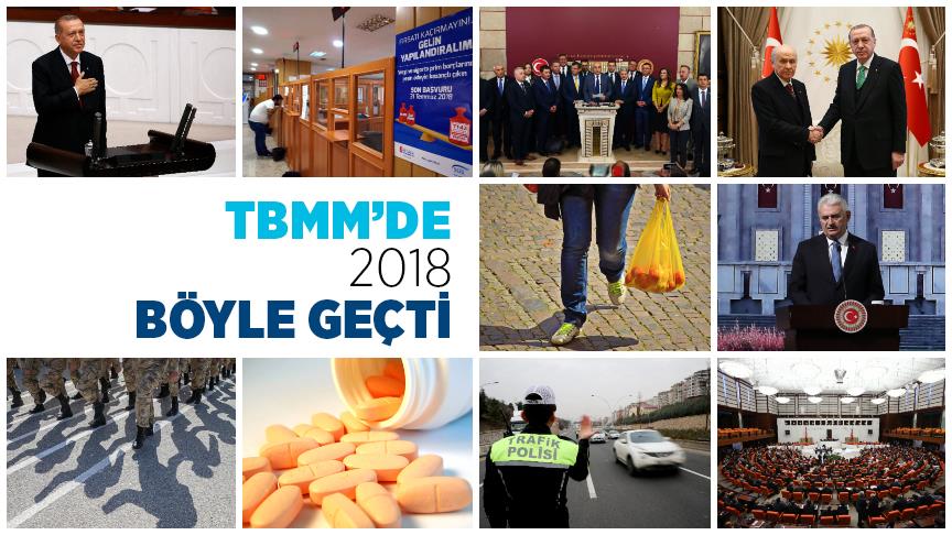 TBMM'de 2018 böyle geçti