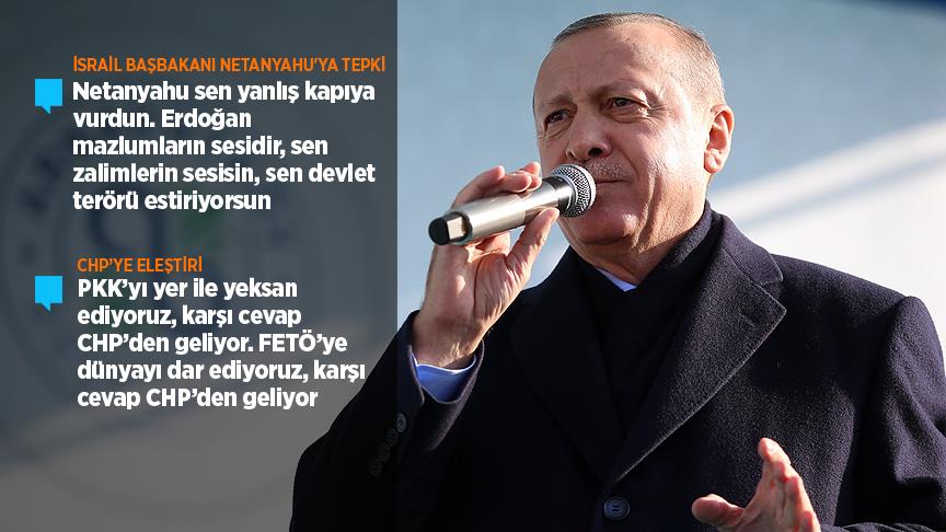 Erdoğan: Netanyahu devlet terörü estiriyor