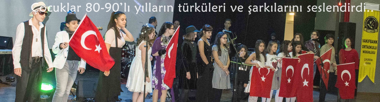 Çocuklar 80-90’lı yılların türküleri ve şarkılarını seslendirdi  