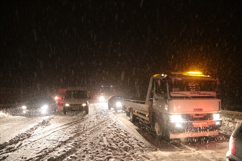 Kahramanmaraş-Kayseri kara yolu yeniden ulaşıma açıldı