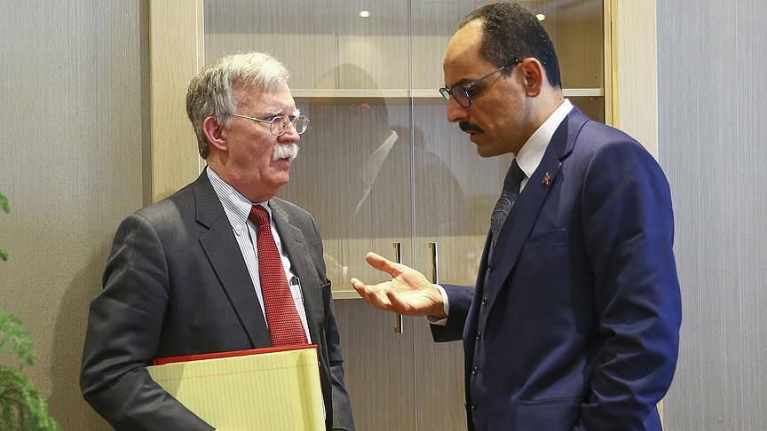 Kalın ile Bolton telefonda görüştü