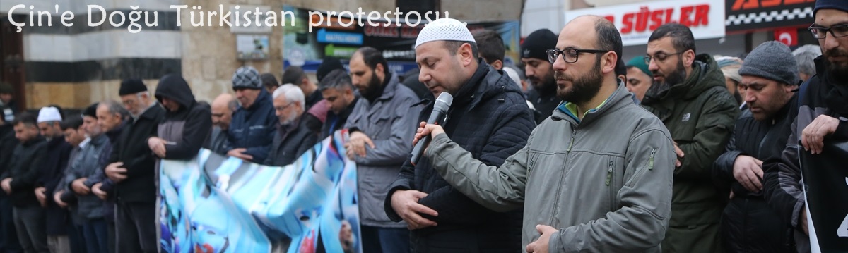 Adana,Osmaniye ve Kahramanmaraş’ta Çin'e Doğu Türkistan protestosu