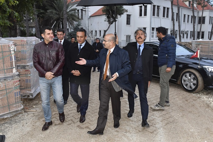 Vali Demirtaş’tan Okul İnşaatlarında İnceleme