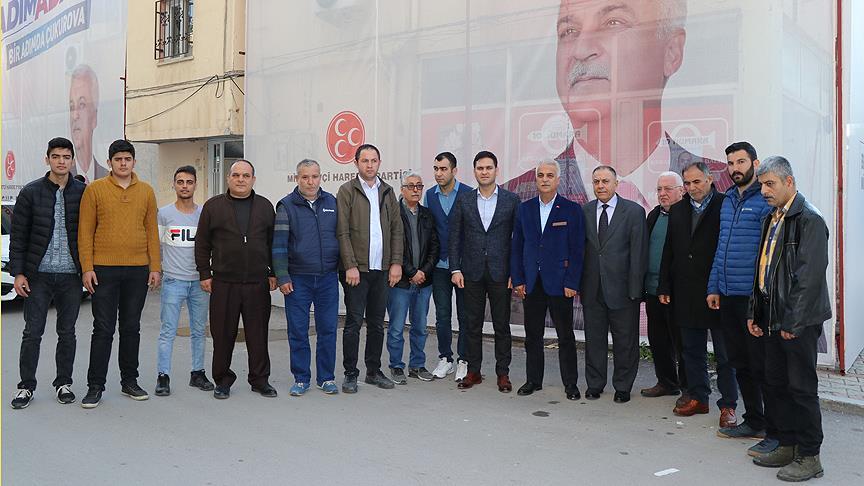 Adana'da İYİ Parti'den istifa edip MHP'ye geçtiler