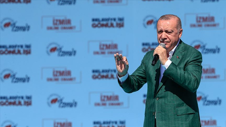 Erdoğan: Oy için bölücülere taşeronluk yapanlar mücadelemizi idrak edemez