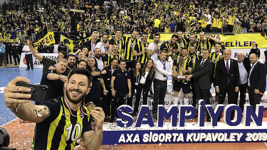 Kupa Voley'de şampiyon Fenerbahçe