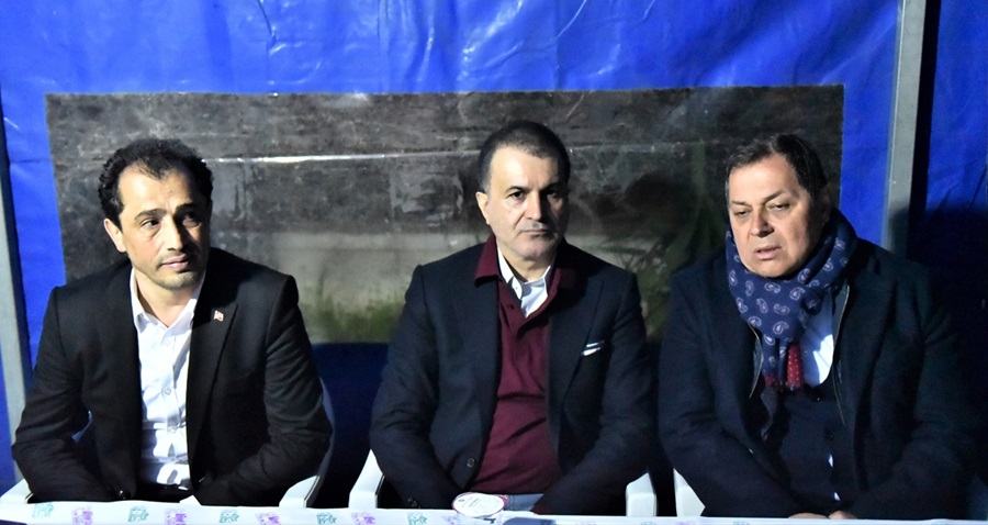 Ömer Çelik'ten Adana'da taziye ziyareti