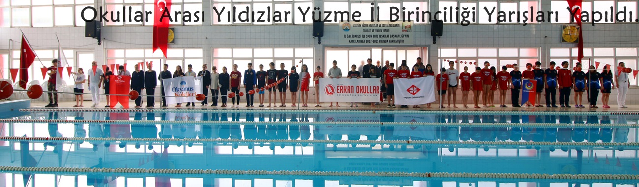 Okullar Arası Yıldızlar Yüzme İl Birinciliği Yarışları Yapıldı