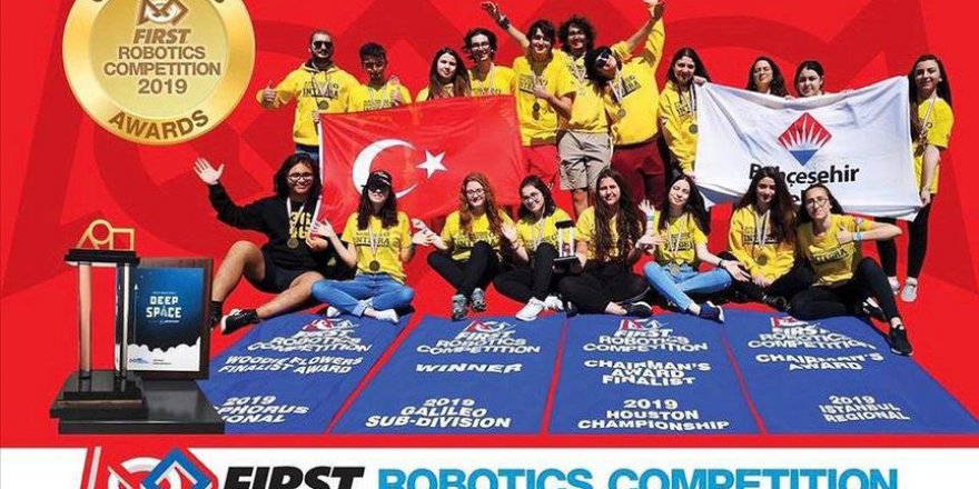 Türk robotik takımı ABD'de şampiyonluğa yürüdü