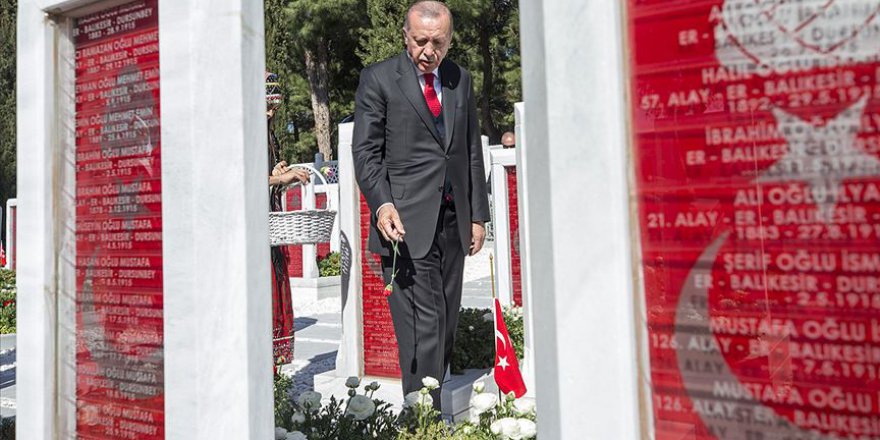 Erdoğan: Ortak acıları barışın aracı haline dönüştürmede Çanakkale örnek olmalı