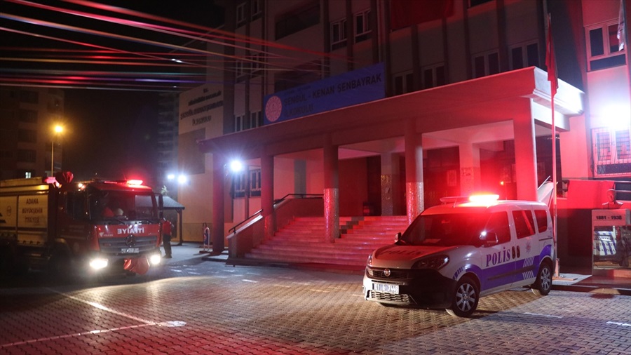 Okuldaki patlama sesi polisi alarma geçirdi