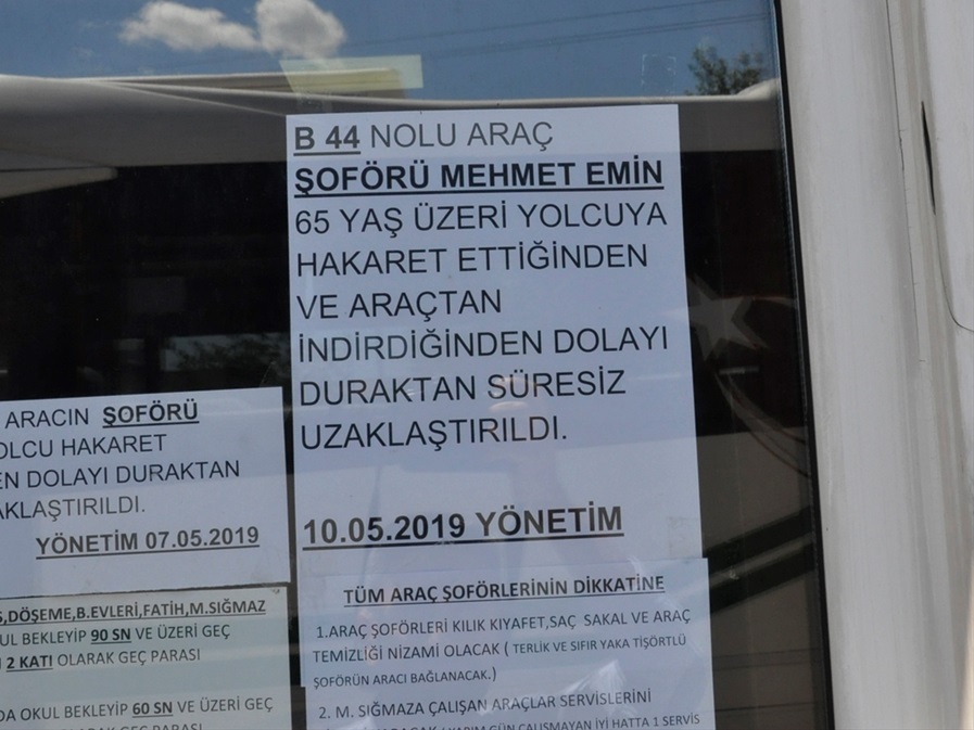 Yaşlı adamın otobüsten zorla indirildiği iddiası