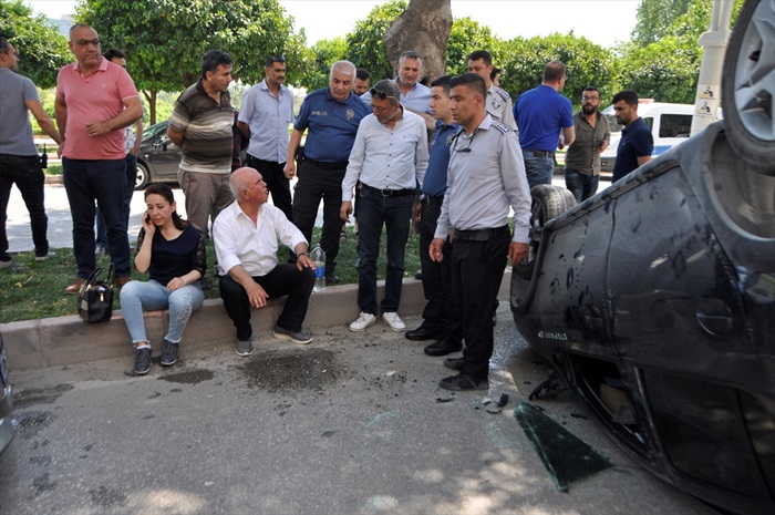 Tamirci test ettiği araçla kaza yaptı
