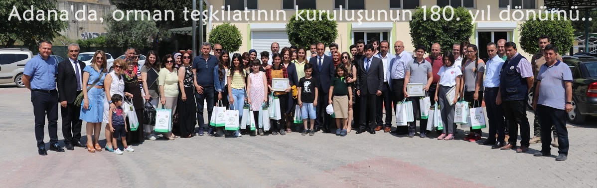 Orman teşkilatının kuruluşunun 180. yıl dönümü etkinlikleri