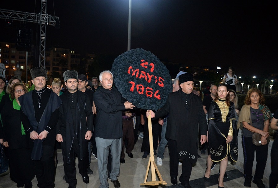 Mersin'de Çerkez sürgününün 155. yılı