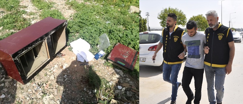 İş yerinden para dolu çelik kasanın çalınması kamerada