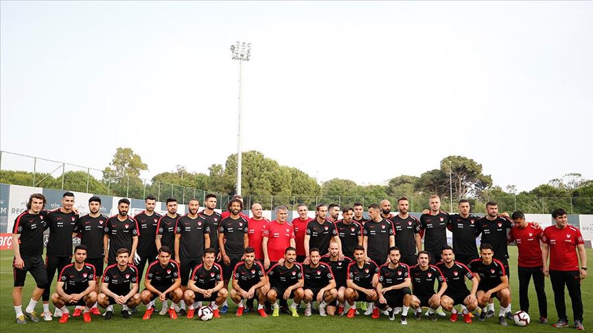 A Milli Futbol Takımı Fransa maçına hazır