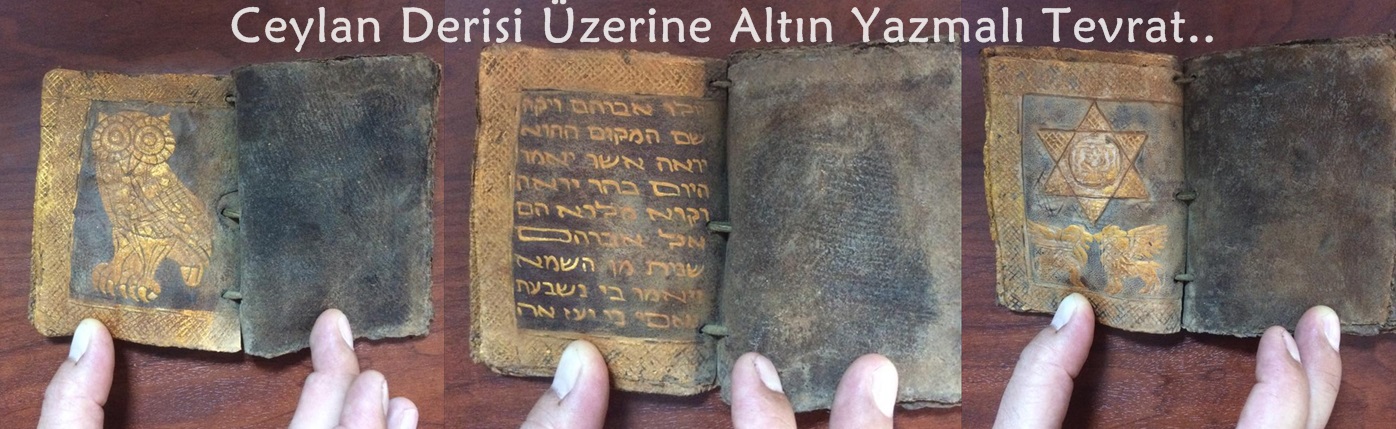 Adana'daki operasyonda ceylan derisi üzerine altın yazmalı Tevrat bulundu