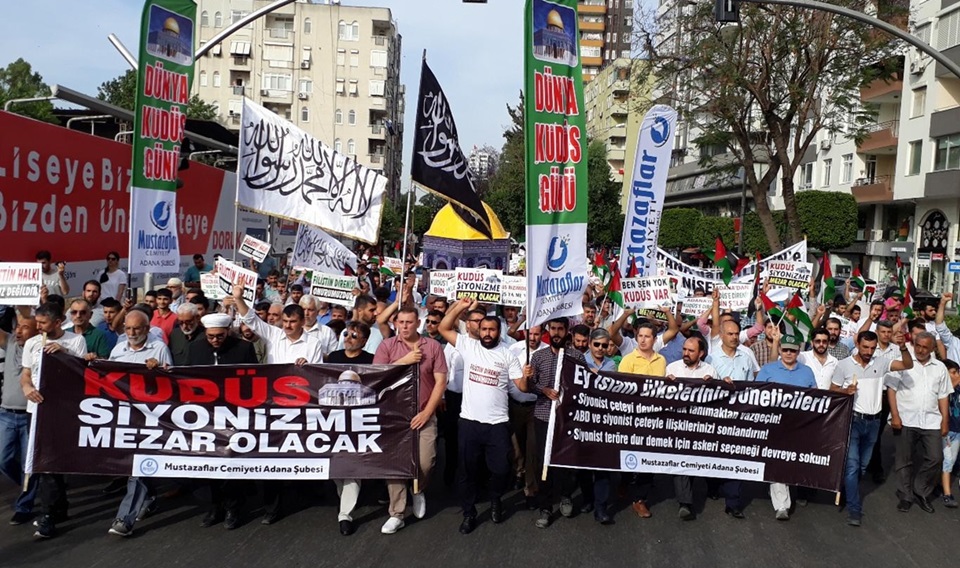 ​Adanalılar "Özgür Kudüs" için yürüdü
