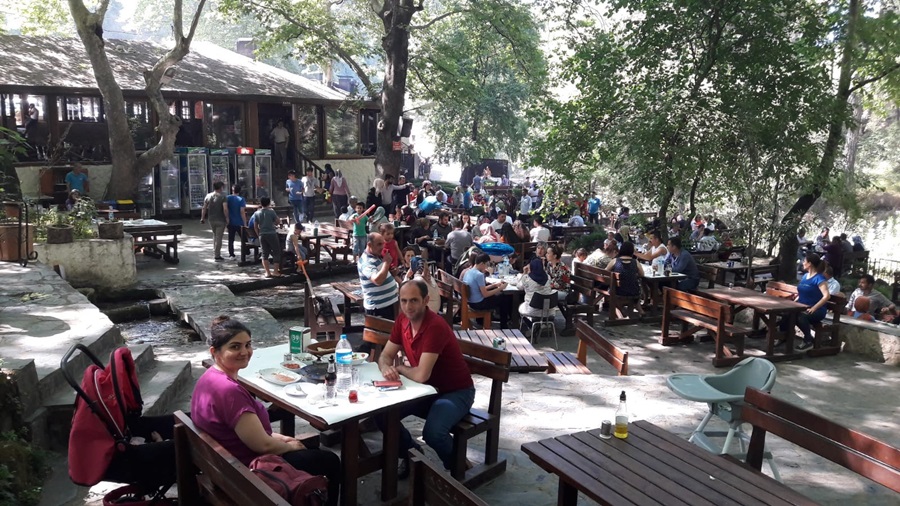Bayramda Dağılcak'a akın ettiler