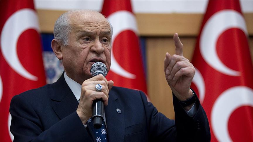 Bahçeli: Yüzyılın Antlaşması diye yutturulmaya çalışılan zulüm planı büyük bir saygısızlık