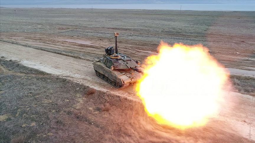 TSK'nın muharebe sahasındaki en etkin kara silahlarından olan tank birlikleri 7/24 göreve hazır