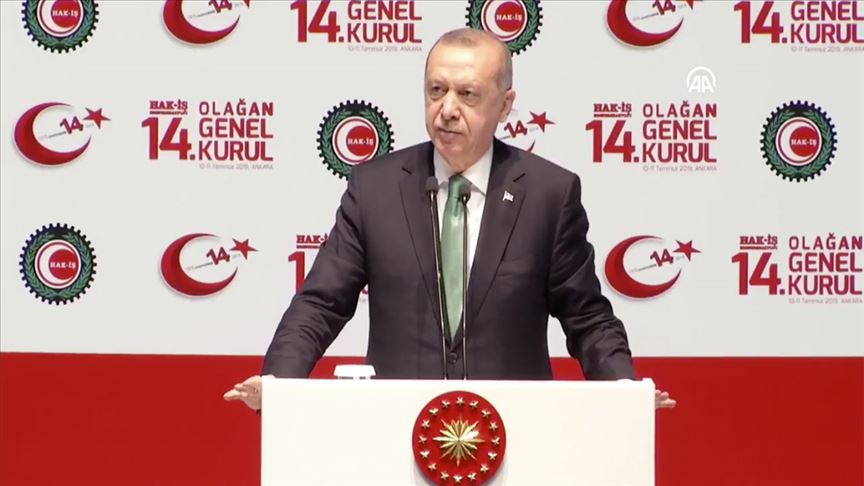 Erdoğan: Bizim için IMF diye bir şey artık söz konusu değildir