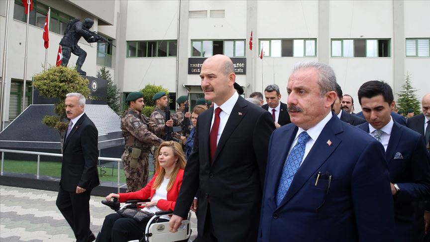 Şentop ve Soylu'dan Gölbaşı Özel Harekat Başkanlığına ziyaret