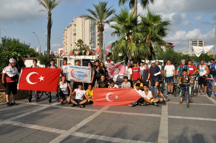 15 Temmuz şehitleri anısına bisiklet turu düzenlendi