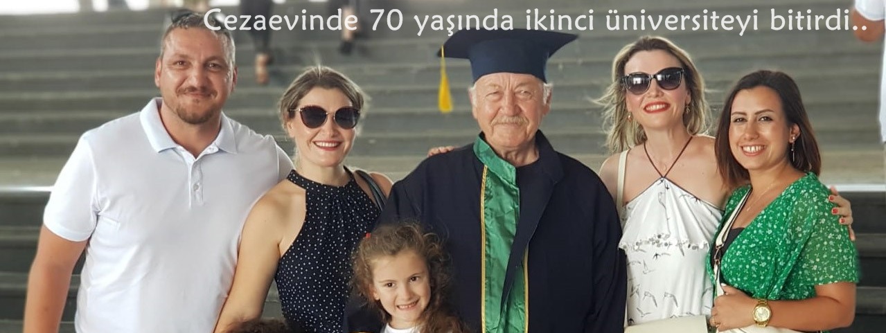 Cezaevinde 70 yaşında ikinci üniversiteyi bitirdi  